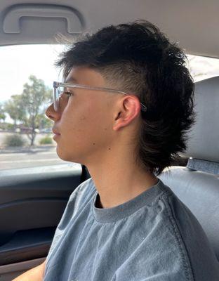 Modern Mullet Hair Cut