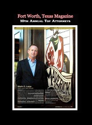 Fort Worth Magazine Top Attorney 2010