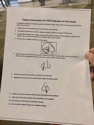 Self_Collection of Viral Swab