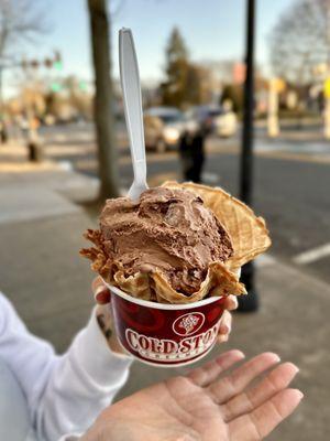 Chocolate KitKat Waffle Bowl