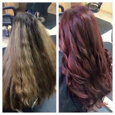 Before and after via JESSICA HILL!