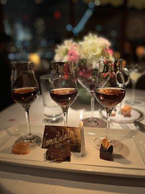 Madeira Tasting (Verdelho - bual - malmsey each paired with petit sweets)