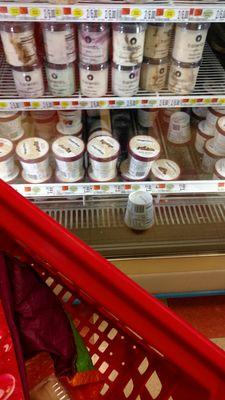 Ice cream. A pint of Haagen Dazs here is $2.99 while at Stop and Shop its $4.79.