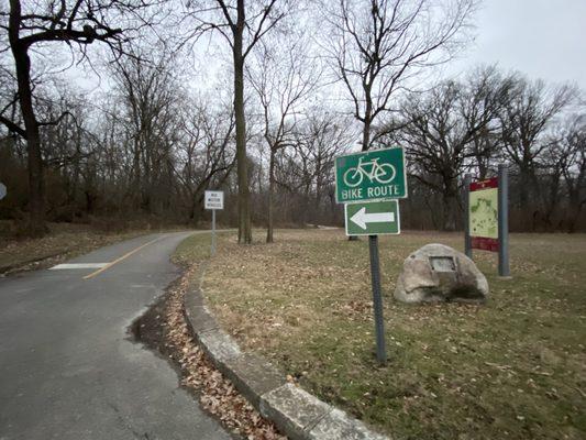 Entrance to the trail