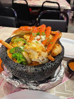 Seafood molcajete