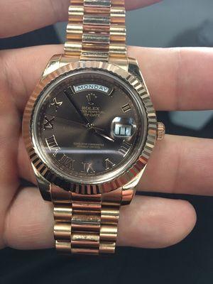 41mm Rolex Day Date 2  18k rose gold