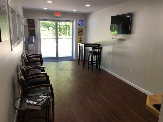 Remodeled Waiting Area with wifi and hdtv