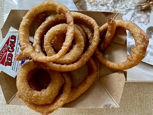 Half order of onion rings