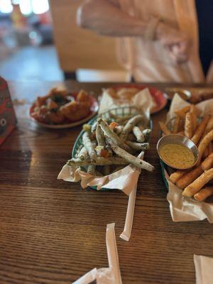 Fried green beans