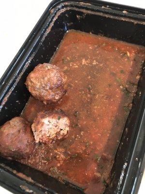 Mediocre meatballs