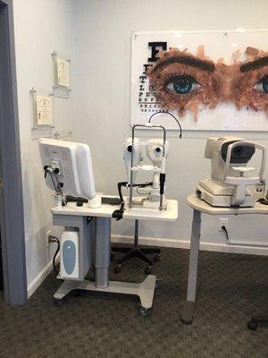 Come in and try our new machine the OCT! It can take photos and scans of the back of your eye