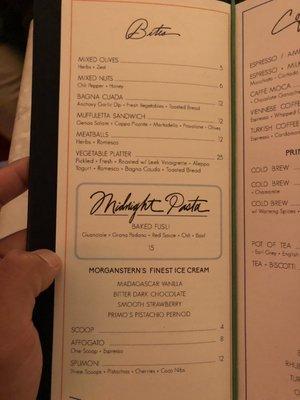 Food Menu