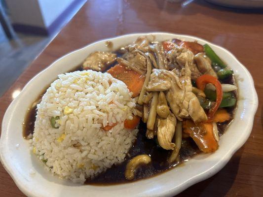 Cashew Chicken & fried rice