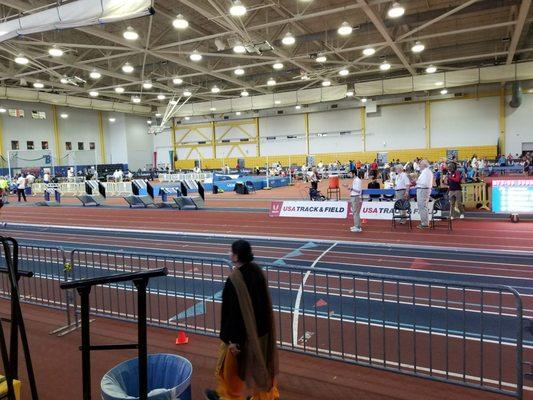 Attending the USATF Master's indoor track Championships