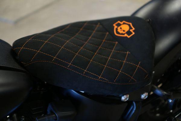 Custom motorcycle seat cushion made to fitt for this sick motorcycle