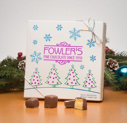 Buffalo's Best Sponge Candy dressed for the holidays. The perfect gift!