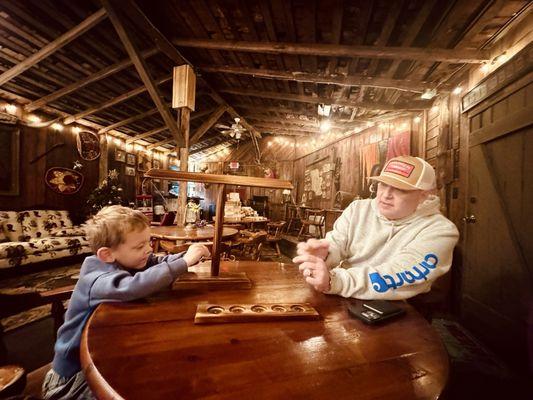 Board Games in the Saloon