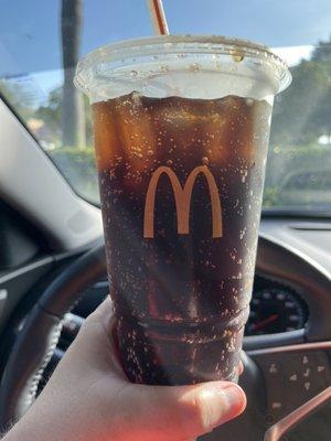 Best fountain beverages ever-but at $3.21 for a large, I'll have to save them for special occasions. Yowza! That escalated quickly!