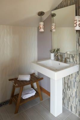 Newly Installed Powder Room in Condo Loft.