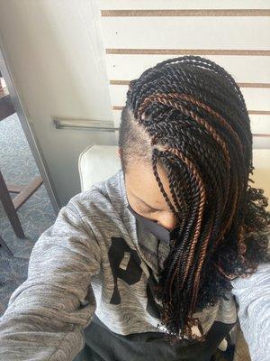 Blessed African Braids  senegalese twists,