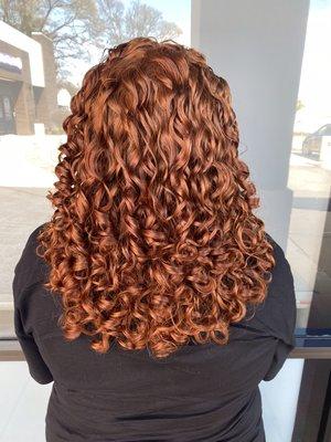 Natural curls & Natural color