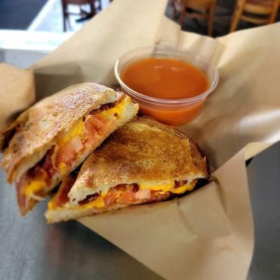 Loaded grill cheese