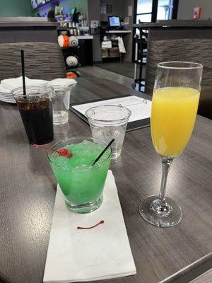 Mimosa and other drinks