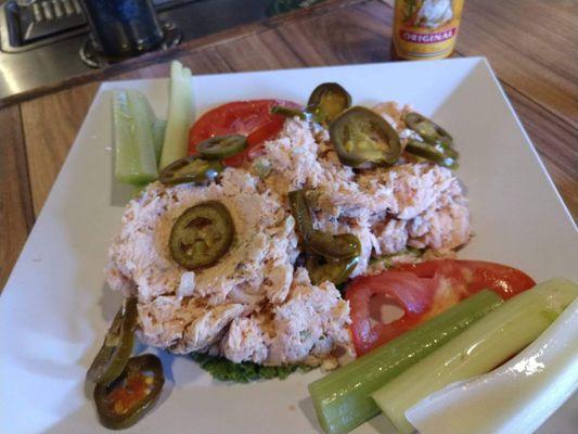 Salmon fish spread