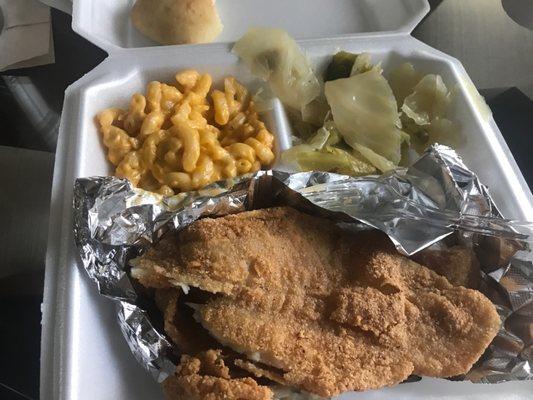 Catfish plate. They make sure you are full!!!