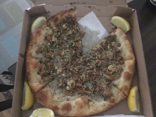 White Clam Pizza