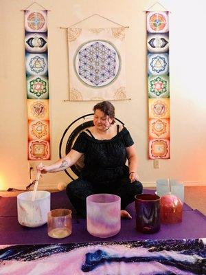 Sound Healing Sessions offered in Private or in Groups