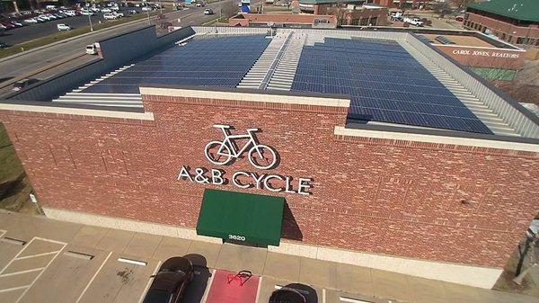 A&B Cycle is solar powered!