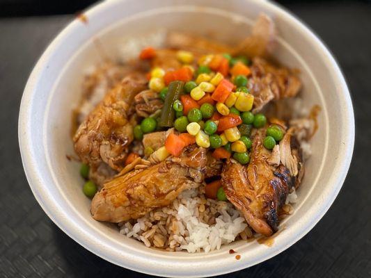 Spicy chicken bowl