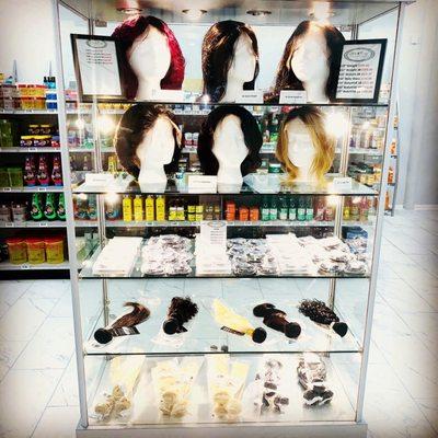 Hair extensions, Lace Wigs & more...