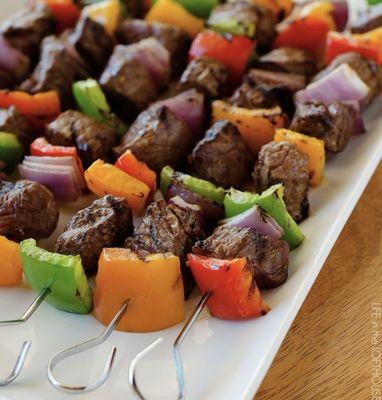 Beef kebabs