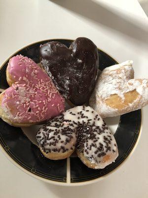 Valentine's Day donuts