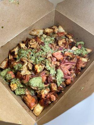 Chicken Tikka Loaded Fries