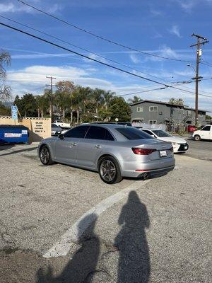 Audi A4 Full Limo Tint done by VIP TINT!!