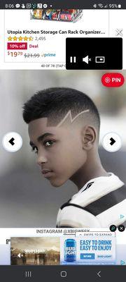 This is the hairstyle my son wants is this bald to you?