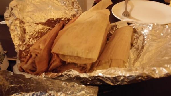 Some awesome tamales. Spicy, please!