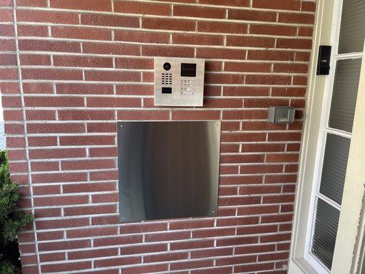 Multi Tenants Video audio Intercom Installation with App opening from door remotely