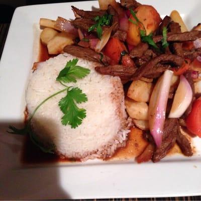 Sirloin lomosaltado