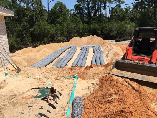 Septic System Drain Field Lines in Escambia County, FL and Santa Rosa County, FL Navarre and Gulf Breeze