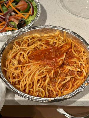 5. Pasta with Bolognese