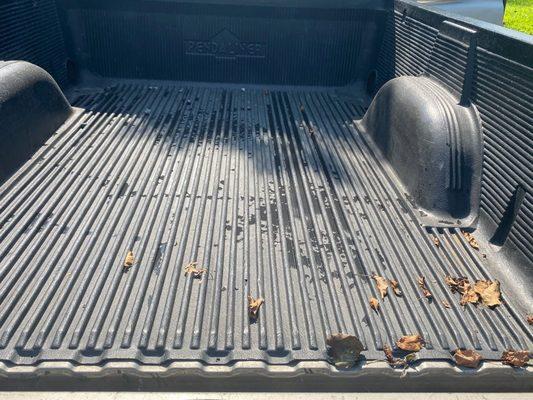 Dirty truck bed