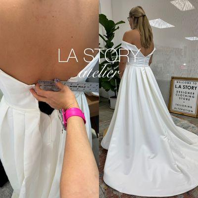 Wedding dress alteration