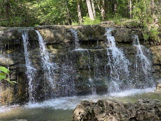 The big waterfalls and swimming hole. Should be the end of the trail