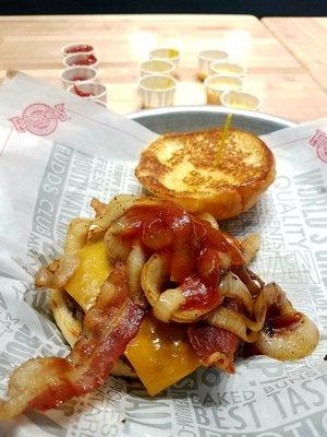 Erupting Volcano  ( BBQ Burger)