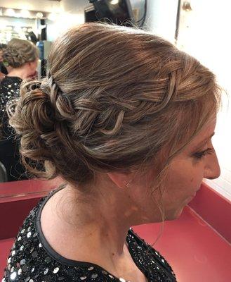 NYE up-do by Debbie!