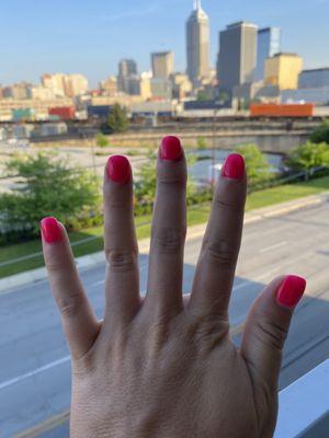 Dip manicure after 1 week - still look practically new